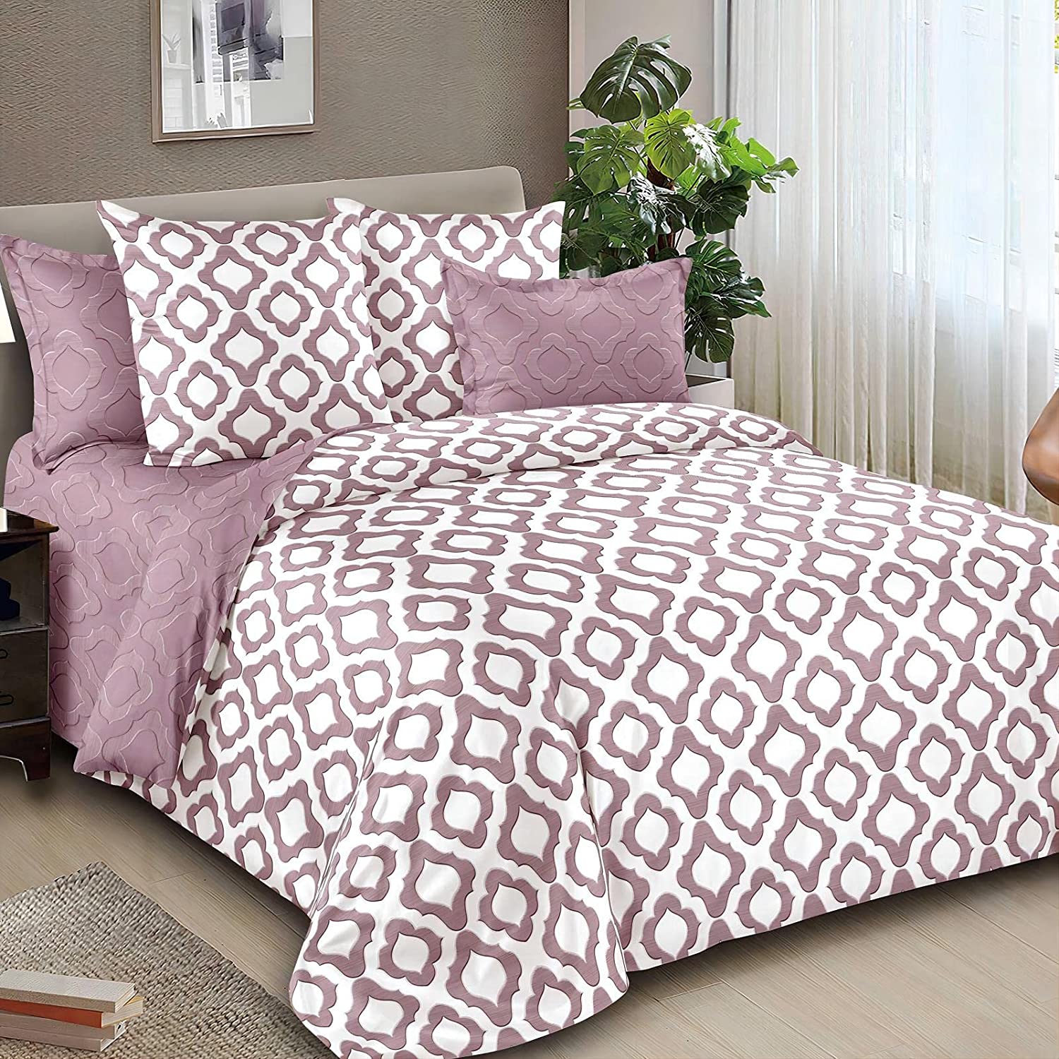 Shatex 3 Piece Comforter Bedding Set- All Season Bedding Comforter Set, Ultra Soft Polyester Reversible Bedding Comforters