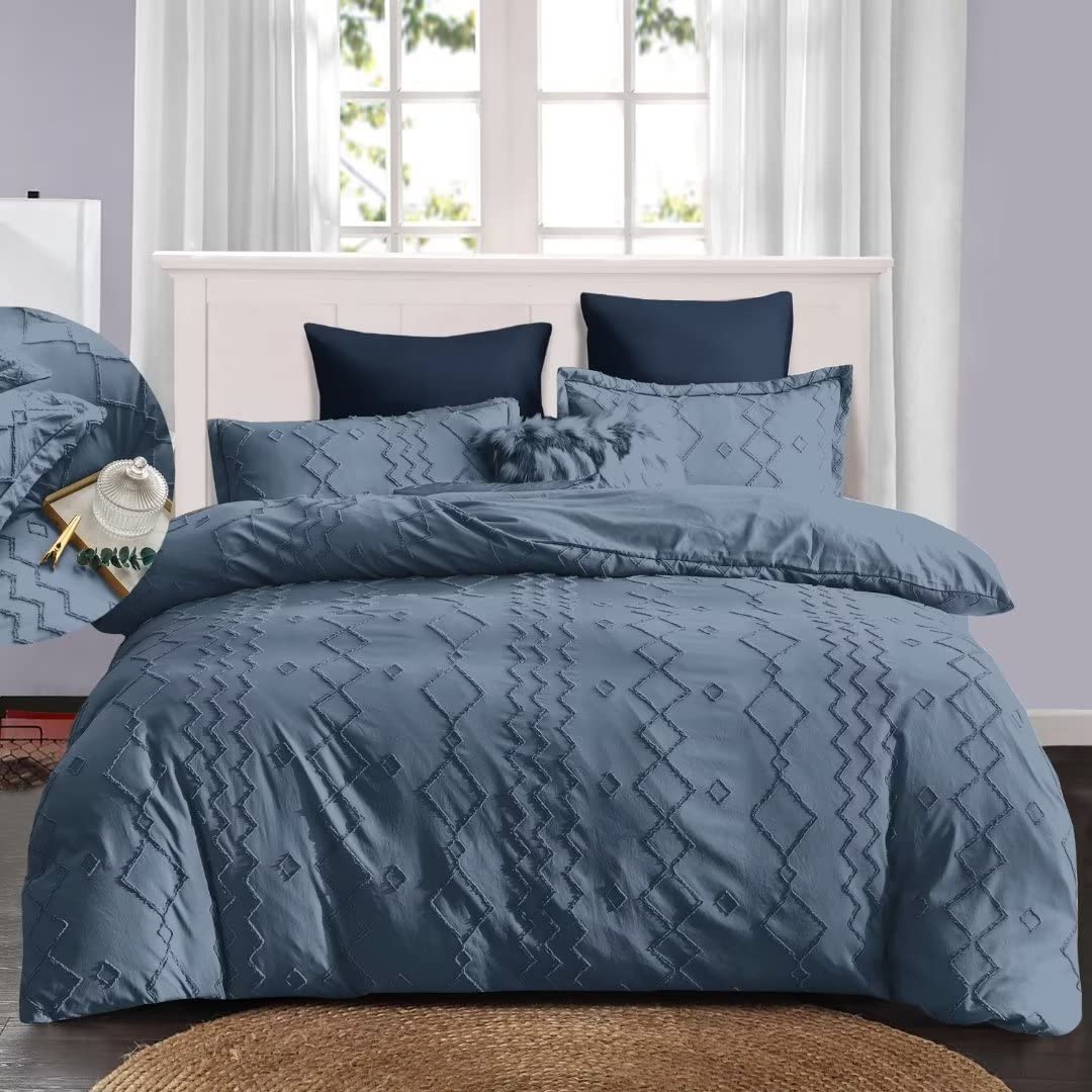 Shatex Comforter 3 Piece All Season Bedding - Ultra Soft 100% Microfiber Polyester -Comforter with 2 Pillow Shams…