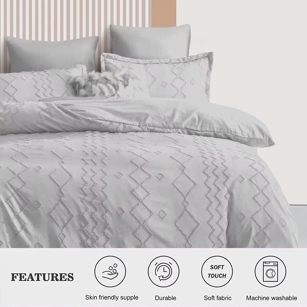 Shatex Comforter 3 Piece All Season Bedding - Ultra Soft 100% Microfiber Polyester -Comforter with 2 Pillow Shams…
