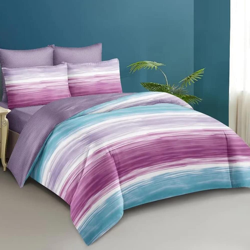 Shatex 3 Pieces Bedding Comforter Sets Queen Set– Ultra Soft 100% Microfiber Polyester…