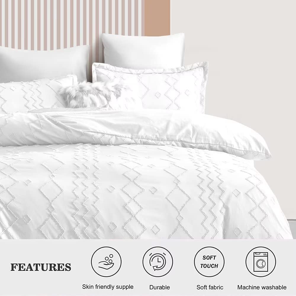 Shatex Comforter 3 Piece All Season Bedding - Ultra Soft 100% Microfiber Polyester -Comforter with 2 Pillow Shams…