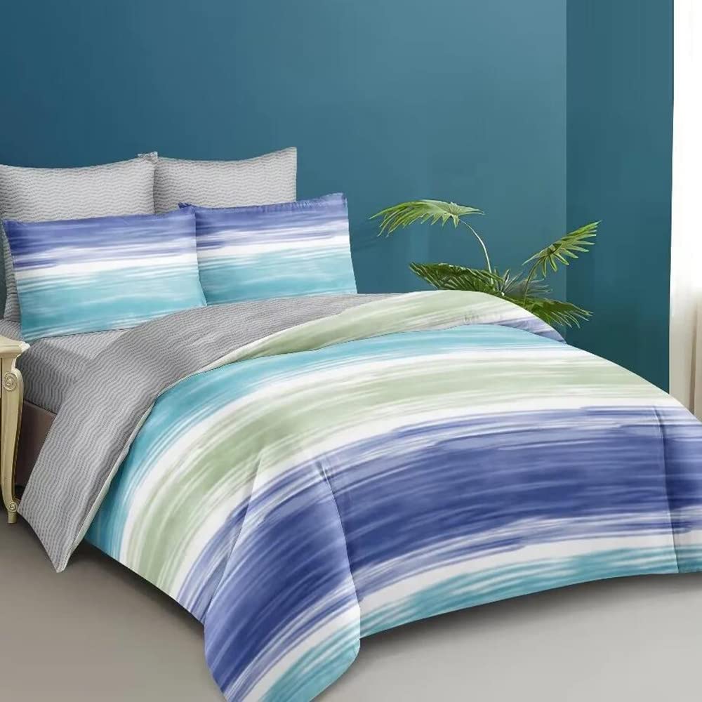 Shatex 3 Pieces Bedding Comforter Sets Queen Set– Ultra Soft 100% Microfiber Polyester…