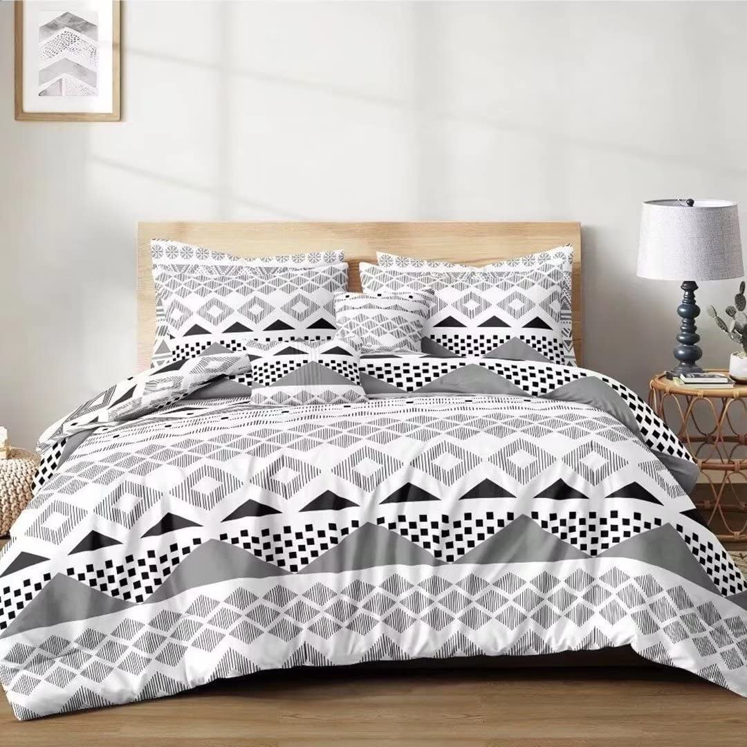 Shatex Striped Comforter Set – Ultra Soft 100% Microfiber Polyester – Elegant Taste Comforter
