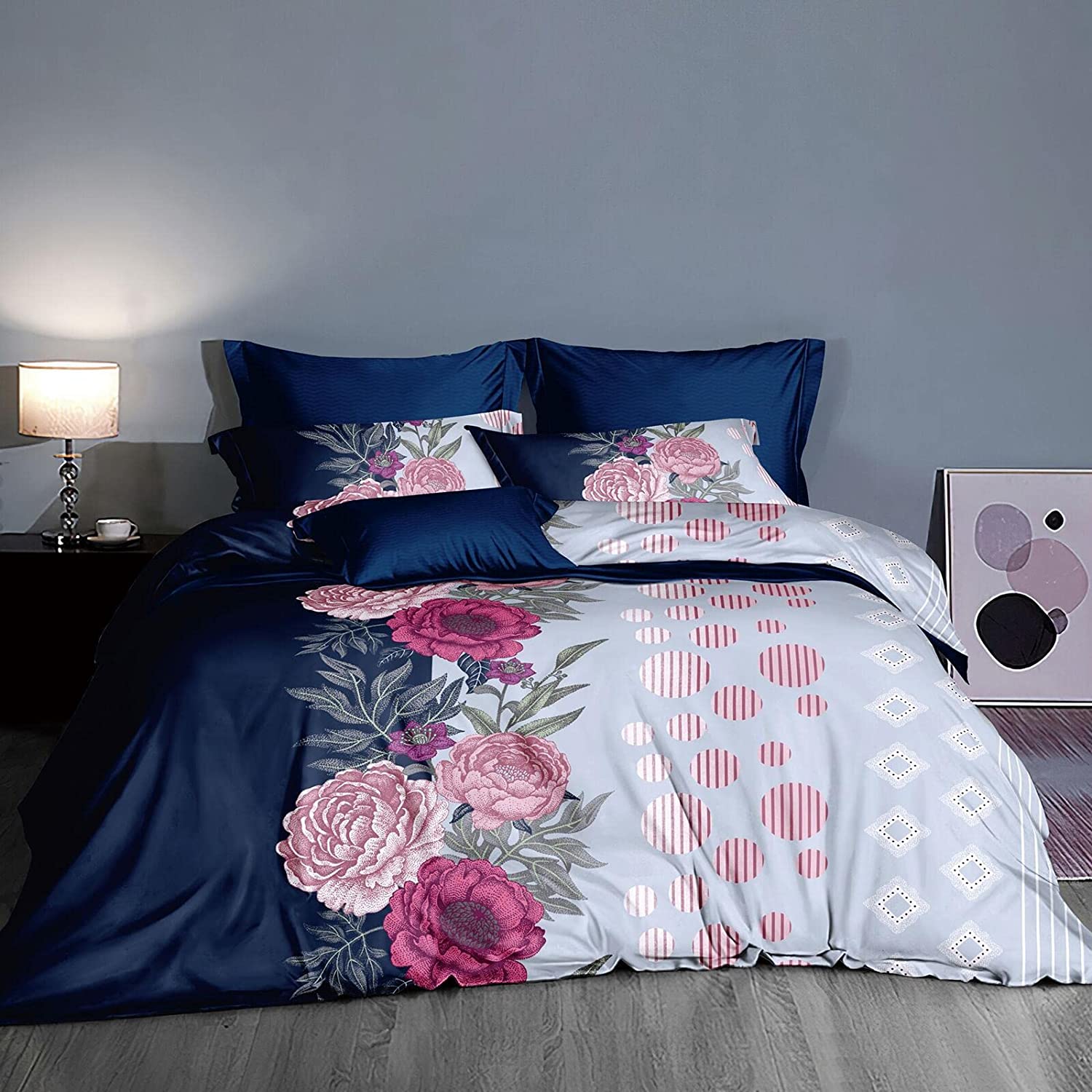 Shatex 2/3 Pieces Bedding Comforter Sets–Ultra Soft 100% Microfiber Polyester