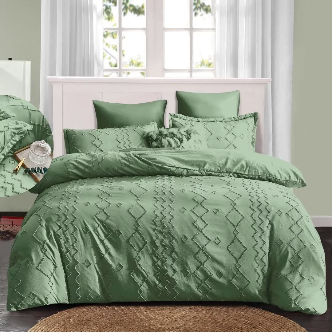 Shatex Comforter 3 Piece All Season Bedding - Ultra Soft 100% Microfiber Polyester -Comforter with 2 Pillow Shams…