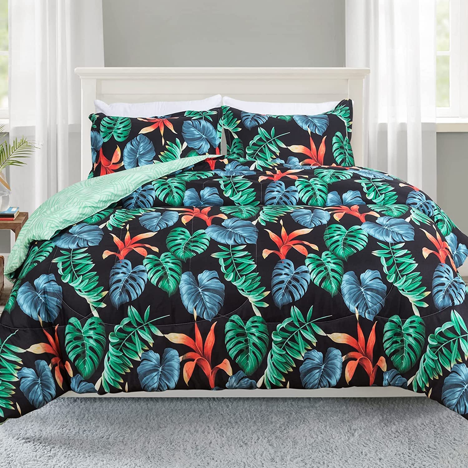 Shatex 2/3 Pieces Bedding Comforter Sets–Ultra Soft 100% Microfiber Polyester