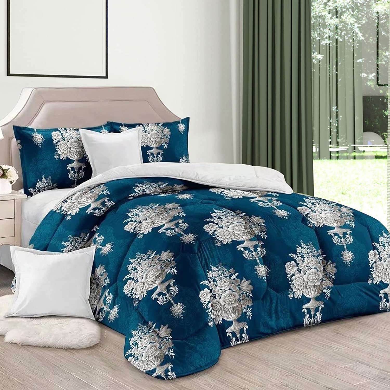 Shatex 2/3 Pieces Bedding Comforter Sets–Ultra Soft 100% Microfiber Polyester