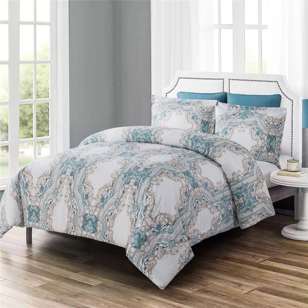 Shatex 3 Piece Luxury Comforter Sets– Ultra Soft 100% Microfiber Polyester