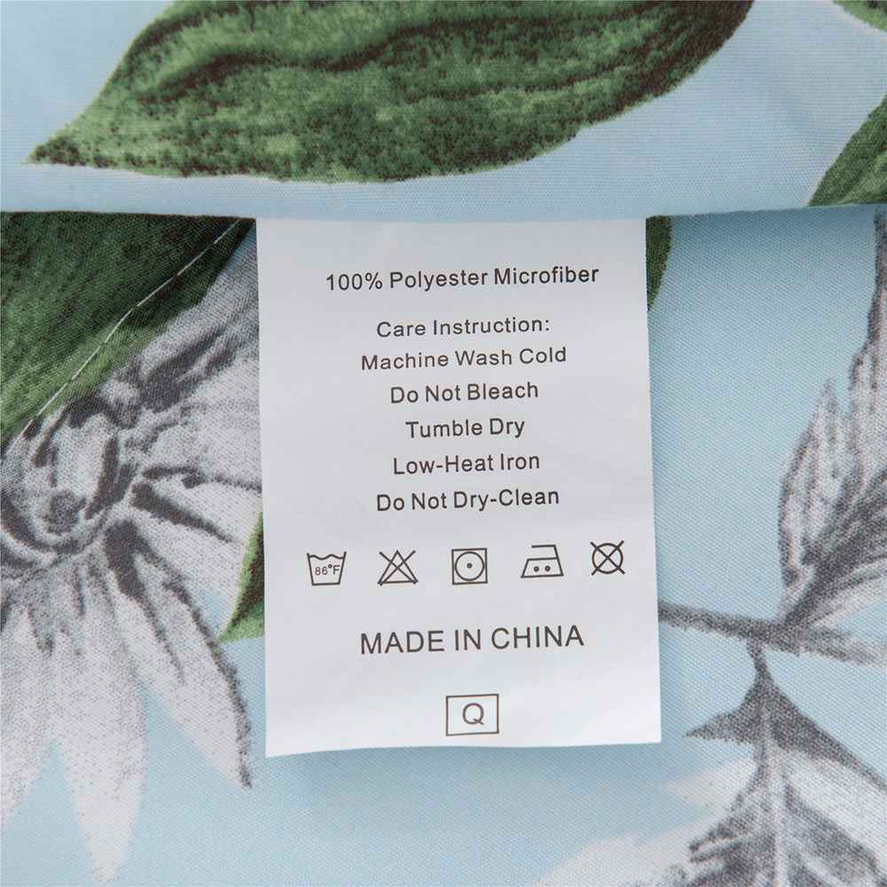 ShatexFloral Print Quilt Set– Ultra Soft 100% Microfiber Polyester – Flower Branch Comforter Set