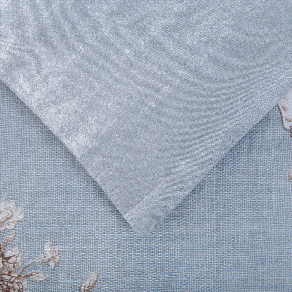 Shatex Blue Stripe Comforter Sets Twin Set– Ultra Soft 100% Microfiber Polyester – Promise Sea Comforter