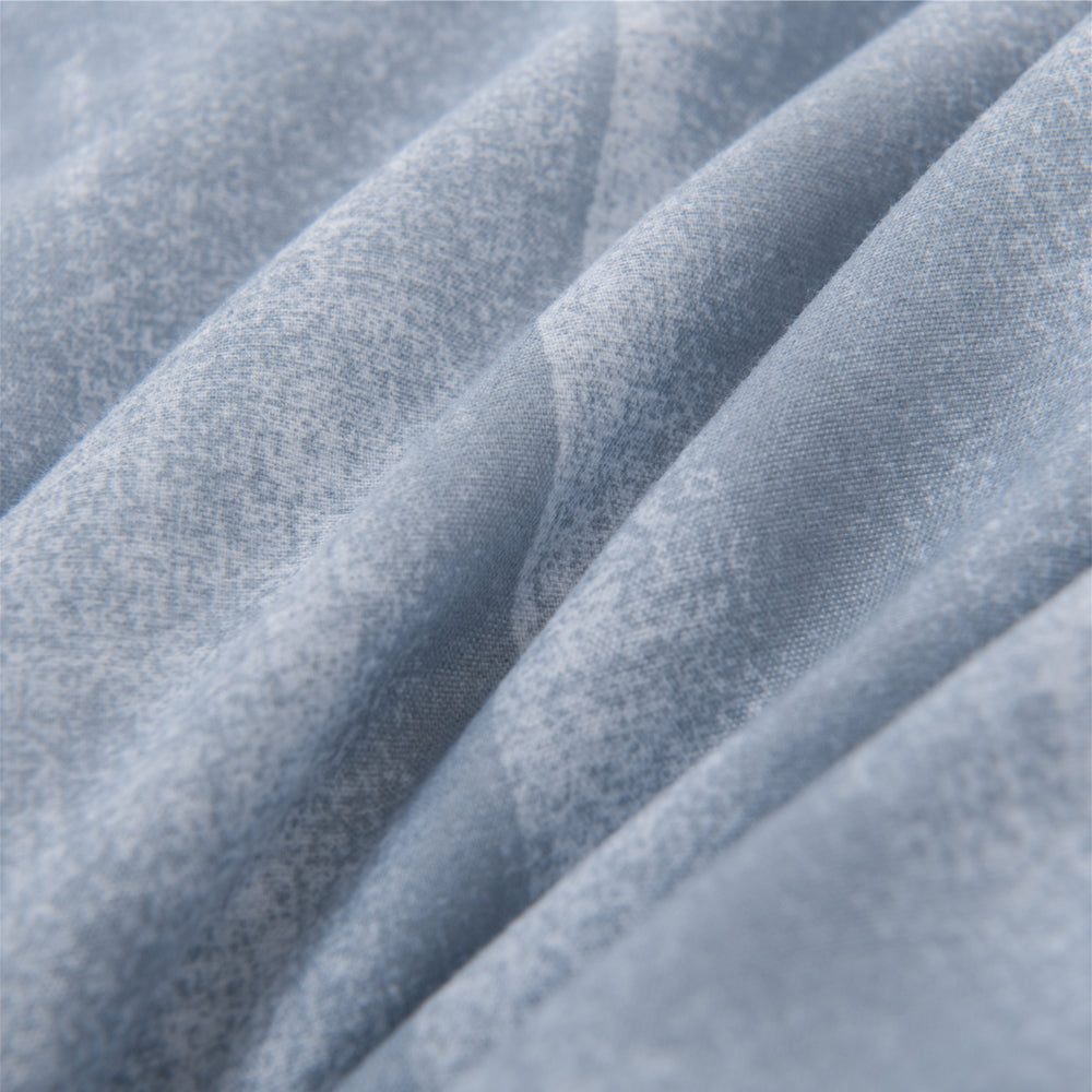 Shatex Blue Stripe Comforter Sets Twin Set– Ultra Soft 100% Microfiber Polyester – Promise Sea Comforter