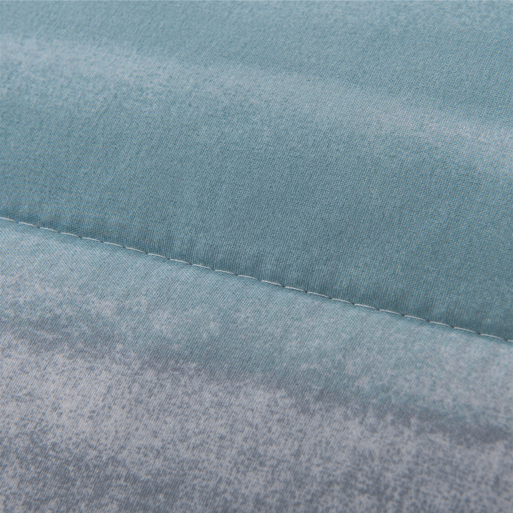 Shatex Blue Stripe Comforter Sets Twin Set– Ultra Soft 100% Microfiber Polyester – Promise Sea Comforter