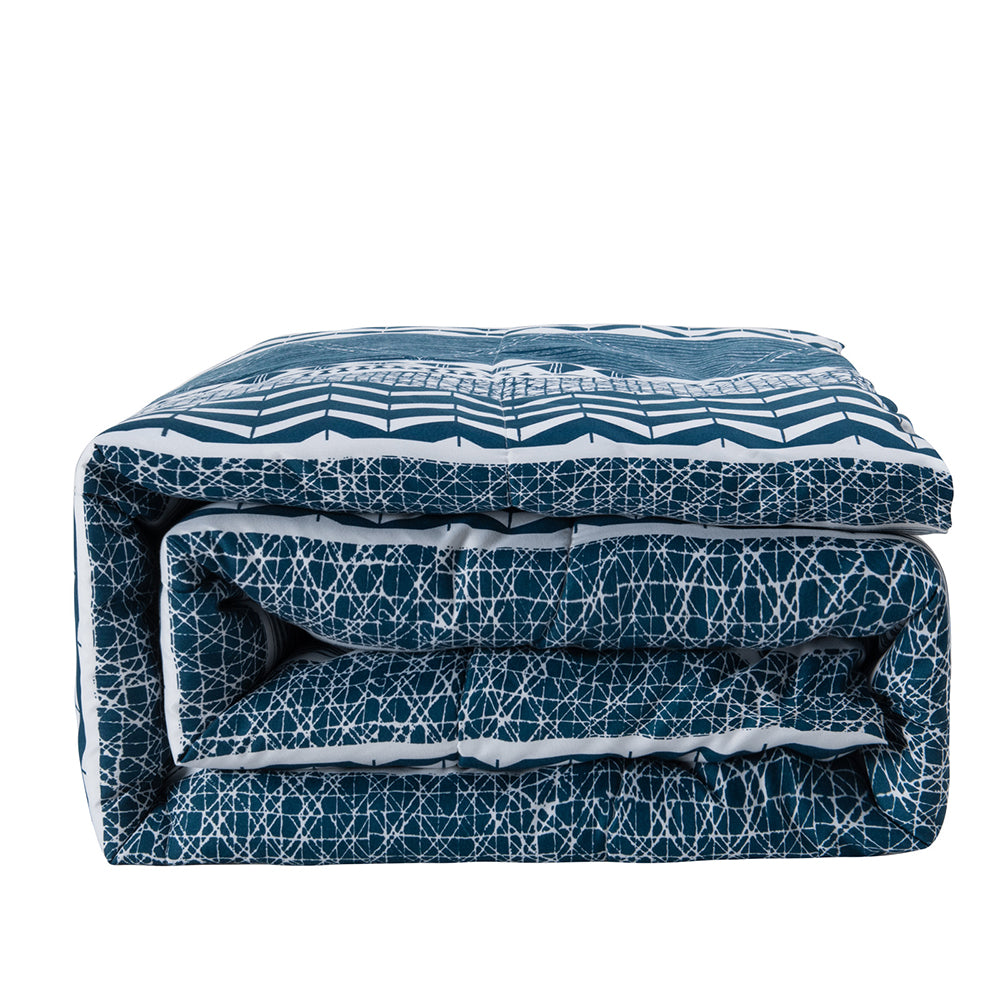 Shatex Striped Comforter Set – Ultra Soft 100% Microfiber Polyester – Elegant Taste Comforter