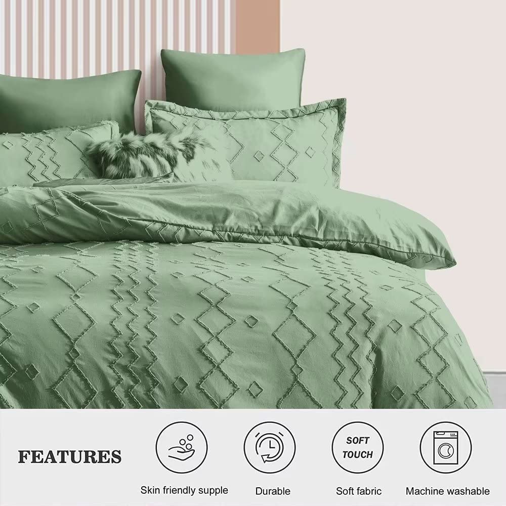Shatex Comforter 3 Piece All Season Bedding - Ultra Soft 100% Microfiber Polyester -Comforter with 2 Pillow Shams…
