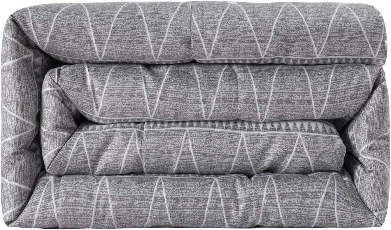 Shatex Comforter Sets Striped Comforter Set– Ultra Soft 100% Microfiber Polyester –Diagonal Comforter