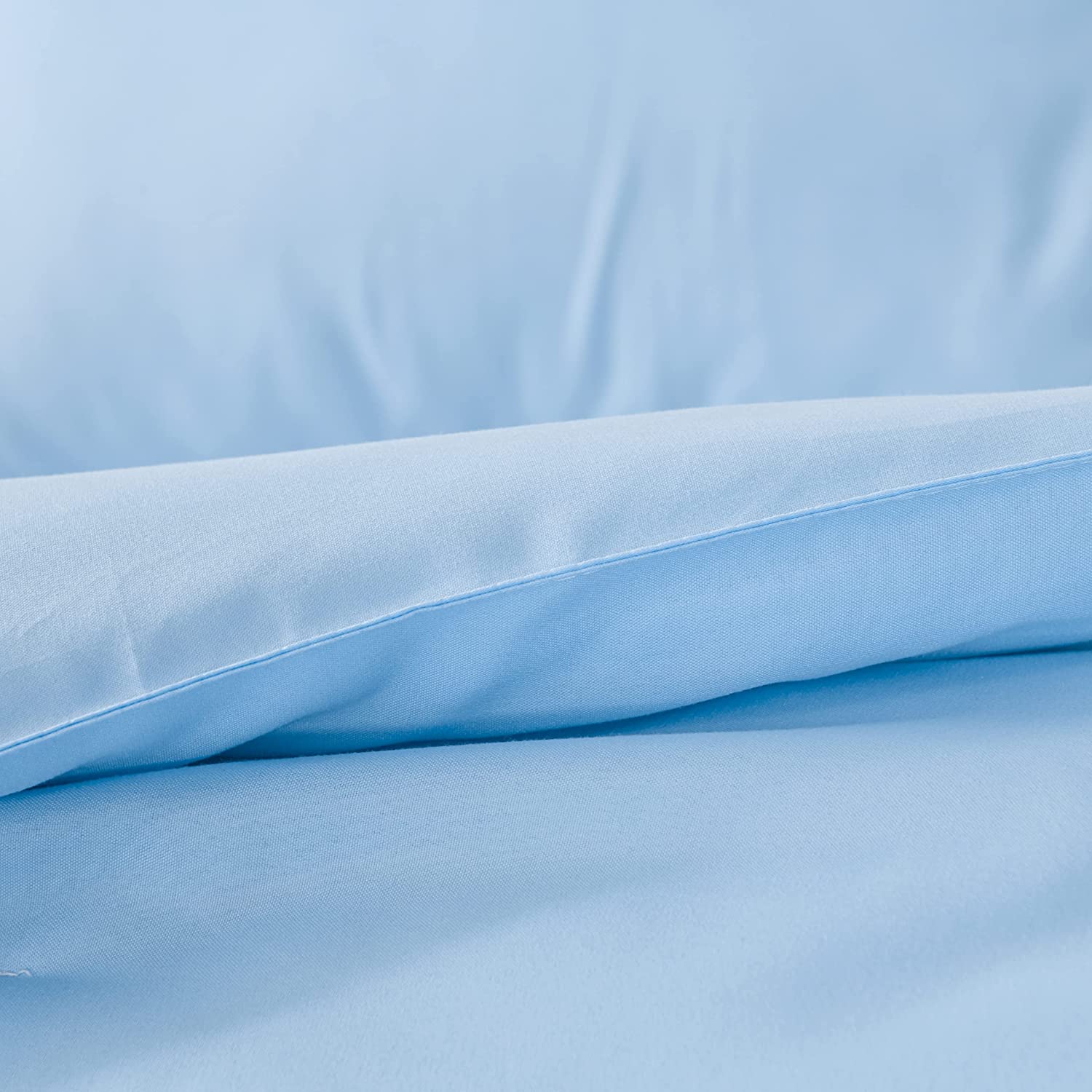 Shatex 2 Piece Twin Comforter Bedding Set- All Season Bedding Comforter Set, Ultra Soft Polyester Bedding Comforters-Three Tassels, Blue