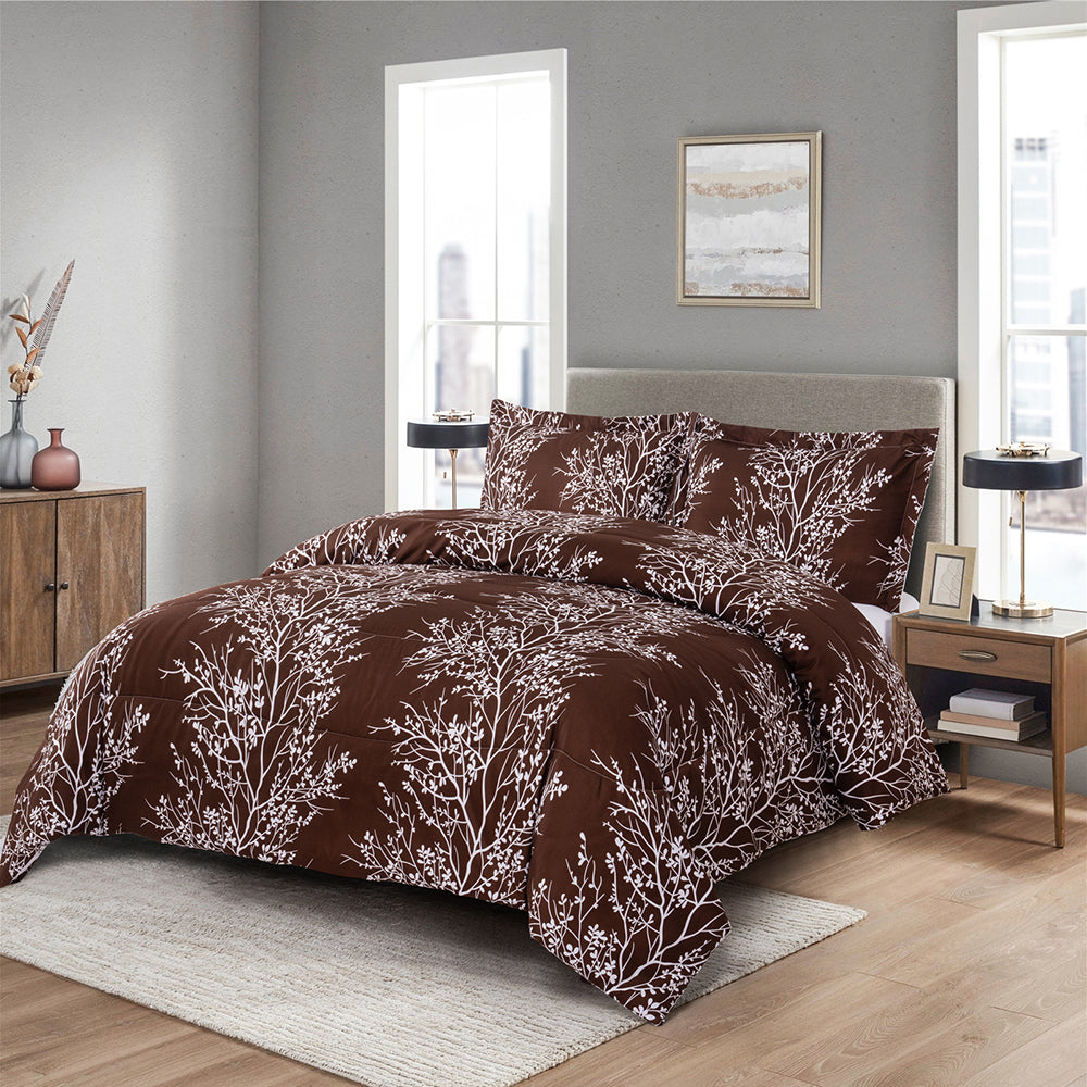 Shatex Embroidery Comforter Sets– Ultra Soft 100% Microfiber Polyester
