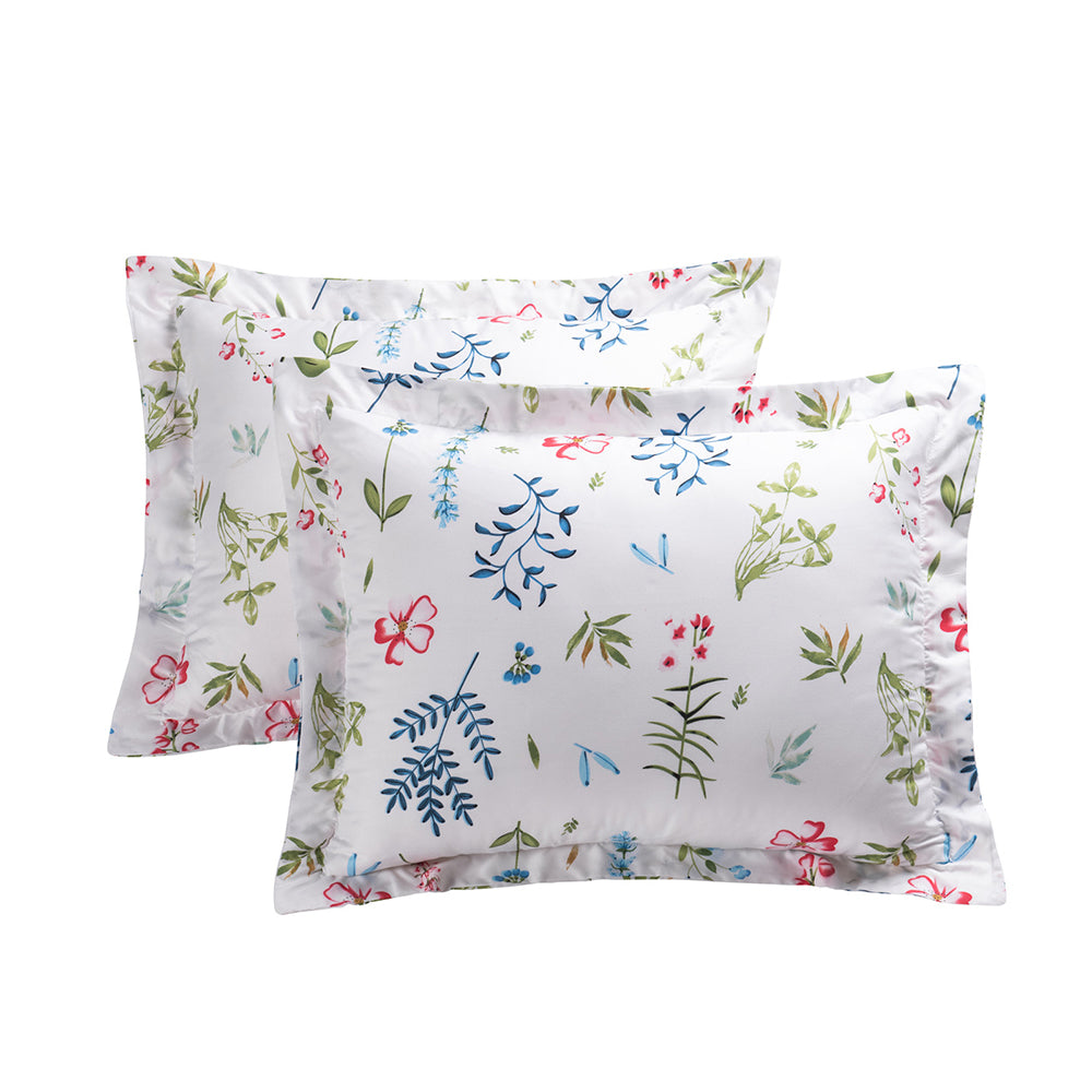 Shatex 3 Floral Pieces Bedding Comforter Sets– Ultra Soft 100% Microfiber Polyester – Flower Mini Comforter
